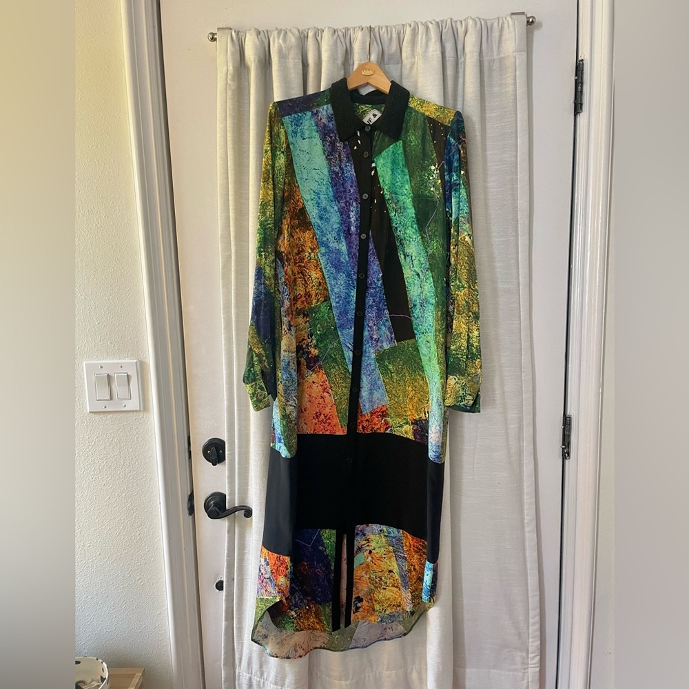 JF & SON Beaded Collar Dress